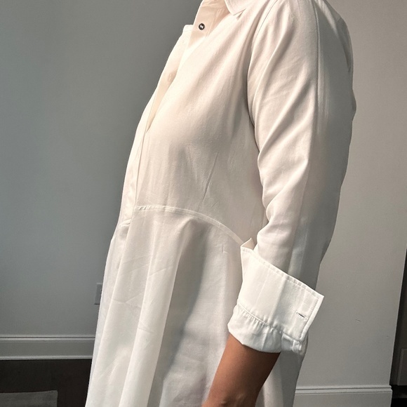 Marques Almeida White Shirt Dress with Hankerchief Hemline - Picture 16 of 16